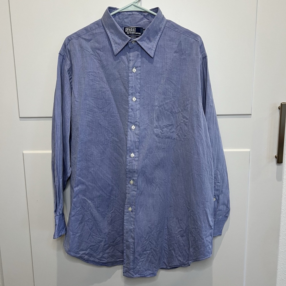 Polo by Ralph Lauren Blue Button-Down Dress Shirt